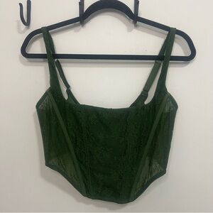 Out From Under Lovestruck Corset Top Lace Bustier Intimates Lingerie Loungewear